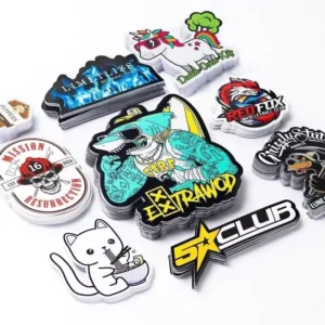 Custom Die-Cut Waterproof UV-Resistant Printed Vinyl PVC Car Bumper Logo Decals