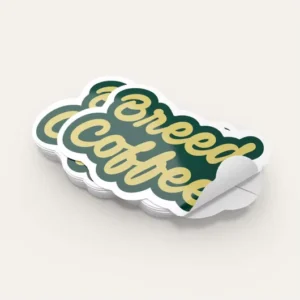 Custom Die-Cut Waterproof Vinyl Stickers with Matte or Glossy Finish for Gift Box Product Packaging