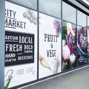 Custom Die Cut Window Vinyl PVC Stickers UV Printed CMYK Color Gloss Lamination Waterproof Removable Custom Logo
