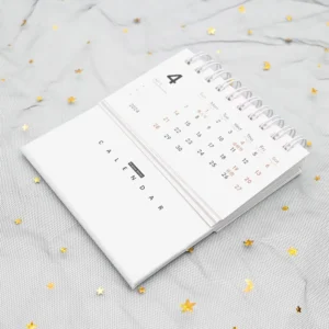 Custom Digital Advent Calendar Desk Display Paper Table Calendar With Logo for Office Use