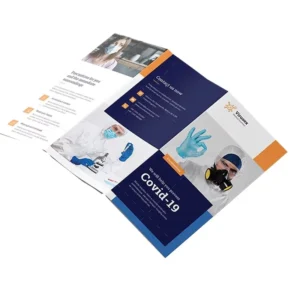 Custom Digital Printed Coated Paper/Duplex Board Brochure, Catalog, or Flyer with Film Lamination