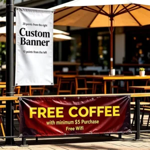 Custom Digital Printed PVC Vinyl Outdoor Event Banner