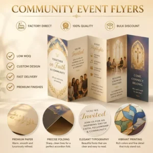 Custom Digital Printing Flyers Brochures A4 Catalogs Books Specialty Paper Perfect Binding Embossing