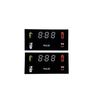 Custom Digital Printing Glossy PET Plastic Graphic Overlays Faceplates Front Panel Control Touch Panel Self Adhesive Label