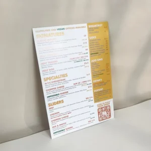 Custom Digital Printing Service A2-A6 Cardboard Brochure and Flyer Printing