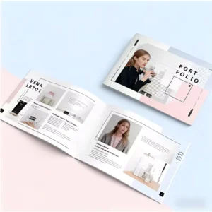 Custom Digital Printing Service, Paper Mini Colorful Booklet Catalogue Brochure, UV Printing