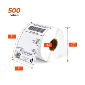 Custom Direct Thermal Paper Label Rolls and Price Label Stickers