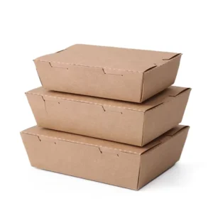 Custom Disposable Kraft Paper Salad Box, Food Grade