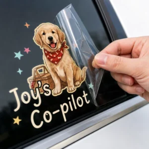 Custom Dog Cat Anime Animal Vinyl Car Window Decals Stickers Made in China Gift Craft