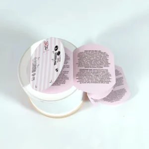 Custom Double-Layer Waterproof PP Adhesive Sticker Booklet Label for Candle Warning, 500pcs