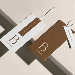 Custom Double-Layered Gold Stamping Shrink Labels Paper Stickers