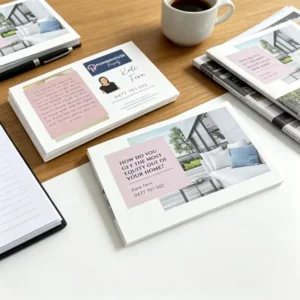 Custom Double-Sided Full-Color Real Estate Mail Postcard for House Sale or Rental