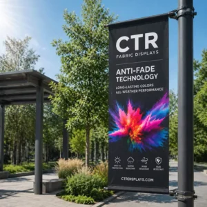 Custom Double-Sided Outdoor Street Banners for Advertising and Promotion