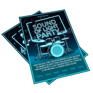 Custom Double-Sided Printed Brochure, Book, Magazine, Restaurant Menu, Leaflet, Poster and Folded Flyer