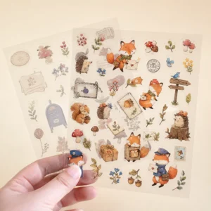 Custom Double-Sided Transparent Vinyl Die-Cut Stickers for Gifts and Commercial Use