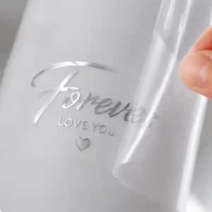Custom Double-Sided UV Transfer Stickers 3D Logo Labels for Cosmetic Packaging