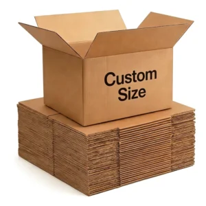 Custom Double Wall Corrugated Shipping Box Brown Moving Storage Mailing Carton