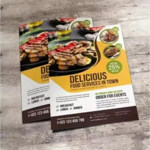 Custom Double-sided Printed Business Flyers and Leaflets