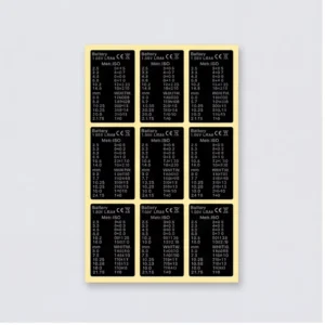 Custom Durable Adhesive Waterproof Oil-Proof PVC PP PET Labels for Product Packaging Die-Cutting Printing