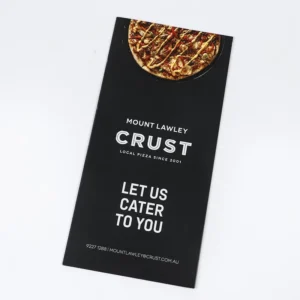Custom Durable Double Sided Waterproof Folding Supermarket Publicity Paper Menu Flyers