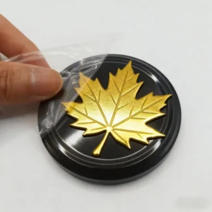 Custom Durable UV-Printed 3D Transfer Logo Waterproof Eco-Friendly Vinyl Stickers for Metal Gloss Material Hot Stamping