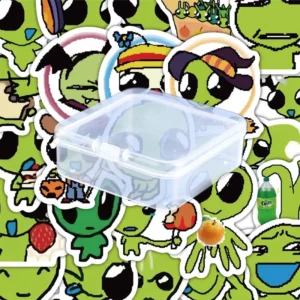 Custom Durable Vinyl Stickers with Hot Air Balloon, Plane, and Cartoon Vehicle Designs for Notebook and Luggage