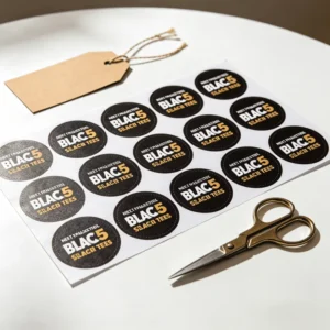 Custom Durable Waterproof Eco-Friendly UV-Resistant Scratch-Off Stickers Labels Roll