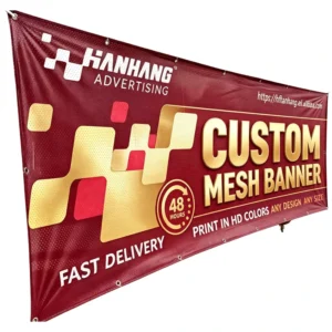 Custom Easy-Store PVC Vinyl Banner for Rooftop Bar Events