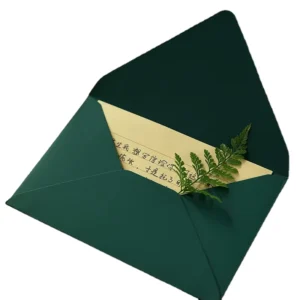 Custom Eco-Friendly A6 Paper Card Envelope with Logo