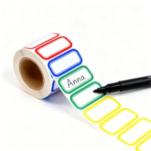 Custom Eco-Friendly Art Paper Adhesive Stickers with Waterproof UV Glossy Printed Labels for Supermarket Packaging