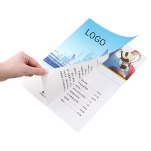 Custom Eco-Friendly Brochure Printing Service Kraft Coated Art Paper Perfect Binding Custom Size and Color