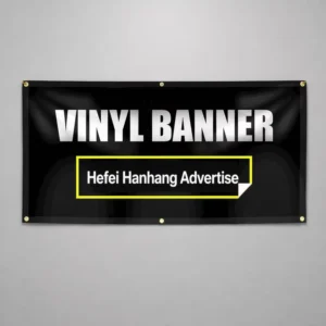 Custom Eco-Friendly Durable UV-Resistant Large Vinyl Banner with Digital Printing for Outdoor Hanging
