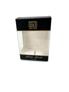 Custom Eco-Friendly Recyclable Clear PET Folding Box with Printed Paper Sleeve for Cosmetic Brushes and Beauty Tools