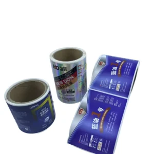 Custom Eco-Friendly Recyclable Paper Roll Labels with Logos, Oval Shape, Offset Printed