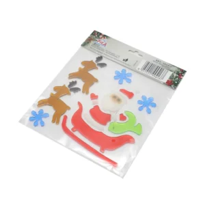 Custom Eco Friendly Removable Christmas Window Stickers