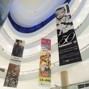 Custom Eco-Friendly Retractable Outdoor Advertising Frontlit Reusable Waterproof Nylon/Polyester Billboard Banner