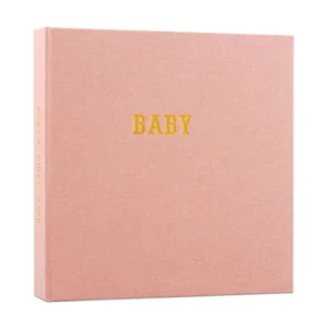 Custom Eco-Friendly Sustainable Hardcover Linen Cover Baby Keepsake Memory Journal