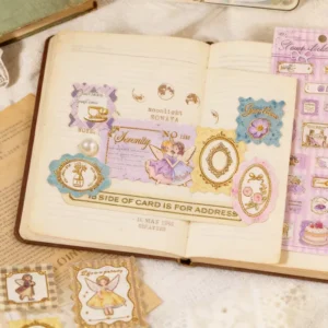 Custom Eco-Friendly UV-Printed Waterproof Self-Adhesive Sticker for Gift Wrapping Envelope Sealing Decorative Patterns