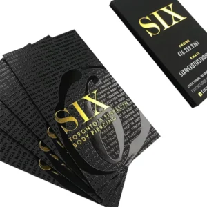 Custom Eco-Friendly UV Spot Printed Paper Business Cards