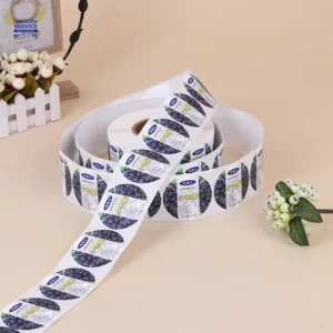 Custom Eco-Friendly Vinyl Logo Sticker Die-Cut Waterproof Self-Adhesive Digital Printed Label for Packaging