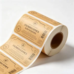 Custom Eco-Friendly Vinyl Waterproof Labels, Oil-Proof, for Perfume, Food, Wine, and Homemade Goods
