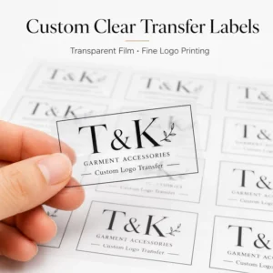 Custom Eco-Friendly Washable Heat Transfer Label Iron-On Clothing Logo for T-Shirts, Bags, and Hats
