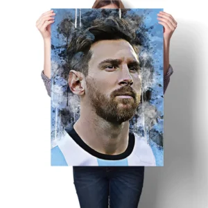 Custom Eco-Friendly Waterproof Football Super Star Movie Poster Multi-Use