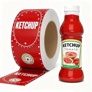 Custom Eco-Friendly Waterproof Oil-Proof Paper Beverage Labels