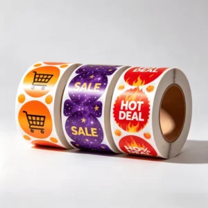 Custom Eco-Friendly Waterproof UV Protection Adhesive Stickers Custom Logo Labels for Handmade Business Packaging