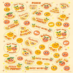 Custom Eco Holographic Gold Foil Scented Scratch-Off Stickers Multiple Fruit Aromas