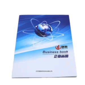 Custom Eco friendly Perfect Binding Magazine Brochure Design Company Product Catalog Offset Printed Booklet