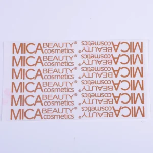 Custom Electroformed Metal Label Stickers, Gold Chrome Brushed Nickel, Heat-Resistant, Strong Adhesion, Silk Packaging