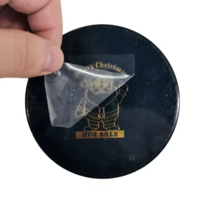 Custom Electroforming Metallic Foil Transfer Stickers High-Precision Plating 3D Logo Decals