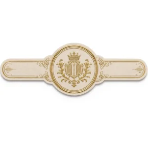 Custom Elegant Decorative Paper Cigar Brand Label for Handmade Cigars and Retail Display